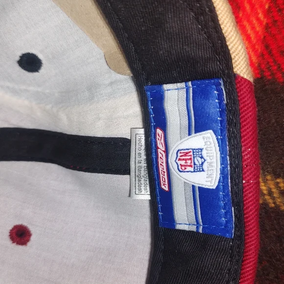 NFL Equipment Reebok San Francisco 49ers Embroidered On Field Hat New With Tag